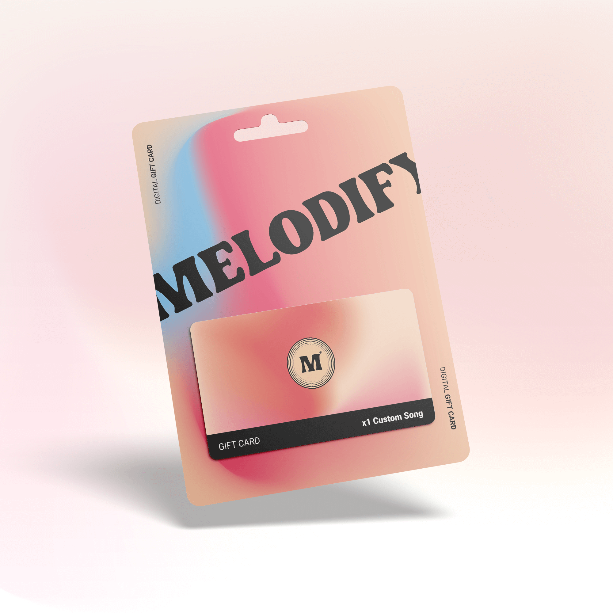 melodify gift card to gift a custom song